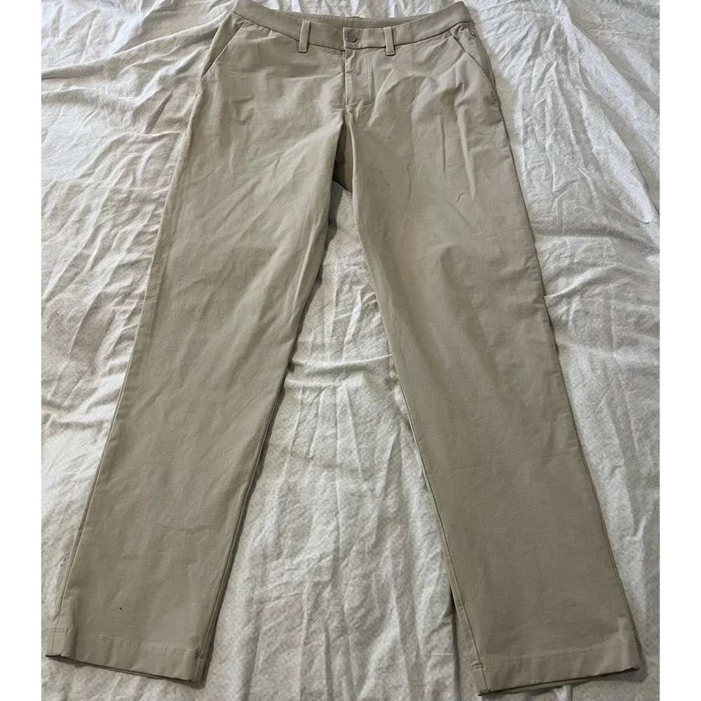 Lululemon ABC Versatwill Pants Mens 31x32 Beige Casual Chino